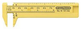 General&nbsp;Tools Plastic&nbsp;Pocket&nbsp;Caliper