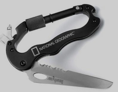 Kershaw National&nbsp;Geographic Carabiner&nbsp;Tool