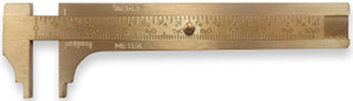 Brass&nbsp;Pocket Vernier&nbsp;Caliper 100mm