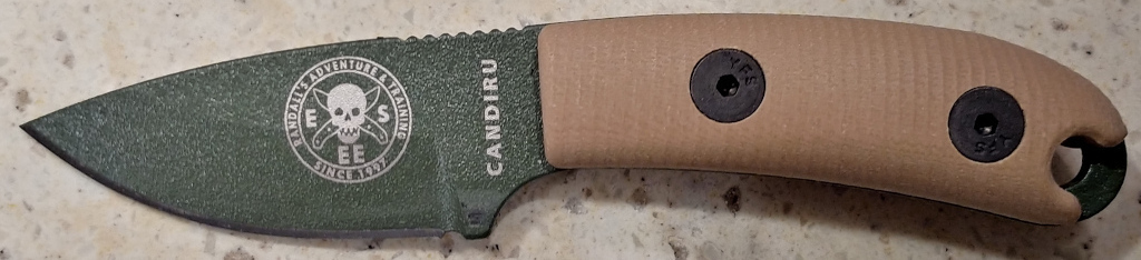 ESEE Candiru (olive drab blade, coyote)