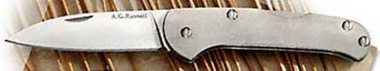 A.G. Russell 2-½" Titanium Lockback