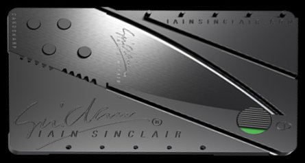 Iain Sinclair CardSharp 2