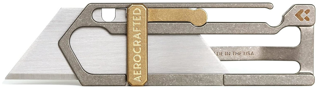 Aerocrafted Sideslip Utility Knife (titanium)