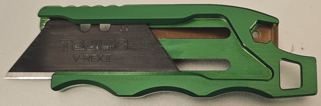 Gil-Tek RUK V3 Utility Knife (green aluminum)