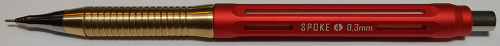 Spoke 4 Orenz 0.3 Pencil (red and brass)