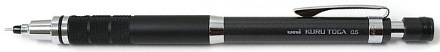 Uni Kuru Toga Roulette Pencil (black)