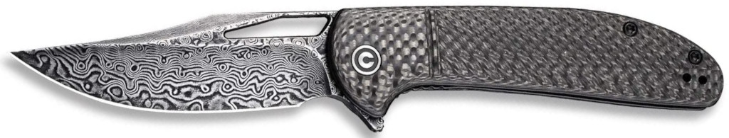 Civivi Ortis (damascus / carbon fiber)