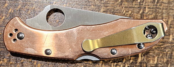 Spyderco Delica 4 (Copper / Closed)